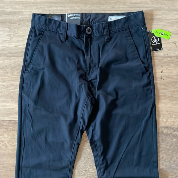 Volcom Black Frickin Modern Straight Size 30X34 NWT - Picture 3 of 12